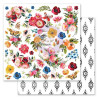 Prima Marketing Painted Floral Paper Pad 15x15cm