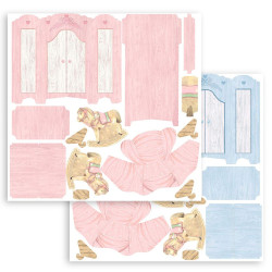 Stamperia 3D Paper Kit Day Dream Baby Room