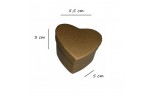Scatolina in cartone a cuore 5,5x5x3 cm