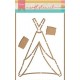 Marianne Design Craft Stencil Tipi by Marleen