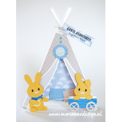 Marianne Design Craft Stencil Tipi by Marleen