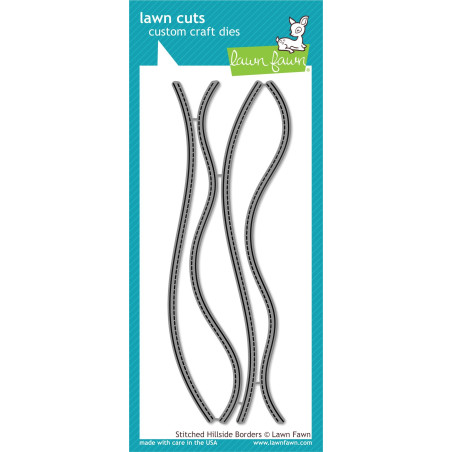 Lawn Fawn Stitched Hillside Borders Die