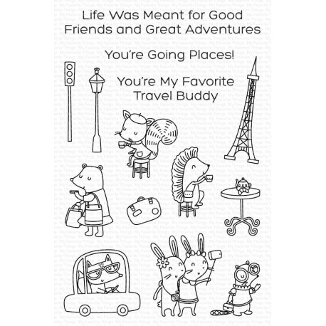 My Favorite Things Travel Buddies Clear Stamps