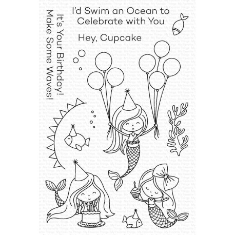 My Favorite Things Bubbly Birthday Clear Stamps