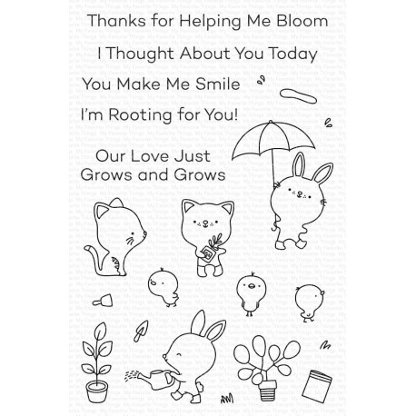 My Favorite Things Blooming Friendship Clear Stamps