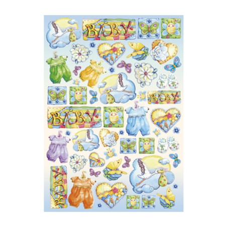 Carta Classica Decoupage Baby