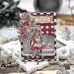 ABstudio Die-cuts Ephemera Follow the Rabbit 50pz