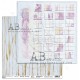 ABstudio My Favorite Week Scrapbooking Paper Set 30x30cm