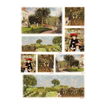 Carta Classica Decoupage Impressionisti
