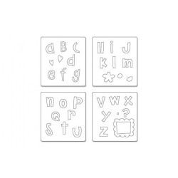 Bigz Alphabet Set 4 Dies - Butterfly Kisses 656775