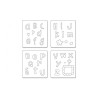 Bigz Alphabet Set 4 Dies - Butterfly Kisses 656775