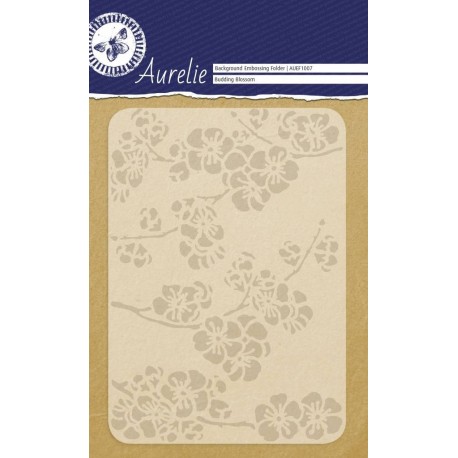 Aurelie Budding Blossom Background Embossing Folder 