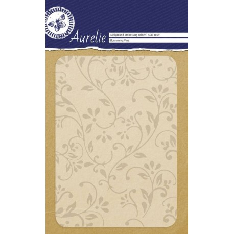 Aurelie Blossoming Vine Background Embossing Folder