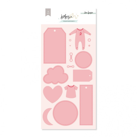 Lora Bailora Fustella Etichette Baby M