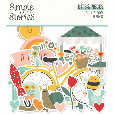 Simple Stories Full Bloom Bits & Pieces 61pz