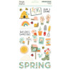 Simple Stories Full Bloom Chipboard 33pz