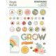 Simple Stories Full Bloom Decorative Brads 34pz