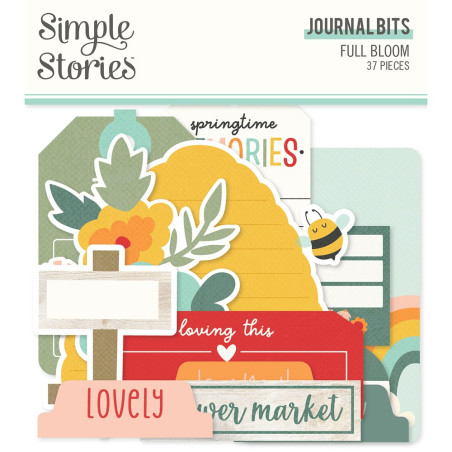 Simple Stories Full Bloom Journal Bits 37pz