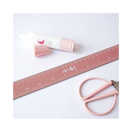 Righello di metallo Alua Cid 30 cm Rosa
