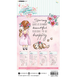 StudioLight Clear Stamp Little Blossom nr.195