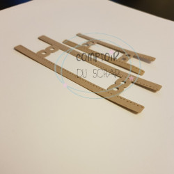 Fustella Comptoir du Scrap Rilegatura per Anelli GRANDE