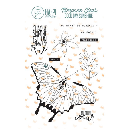 HA-PI Little Fox En Plein Coeur Clear Stamp