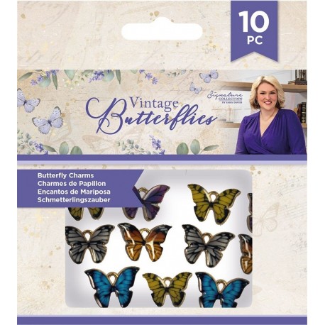 Crafter's Companion Vintage Butterflies Butterfly Charms