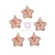 Prima Marketing Peach Tea Charms Enamel Flower