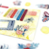 Set 20 Abbellimenti in acrilico Florileges LIBERTY