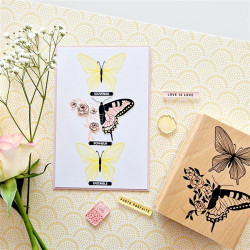 Set 20 Abbellimenti in acrilico Florileges LIBERTY