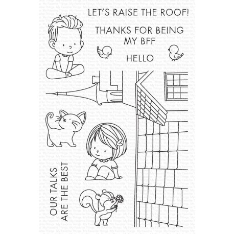 My Favorite Things Shout It From The Rooftops Clear Stamps