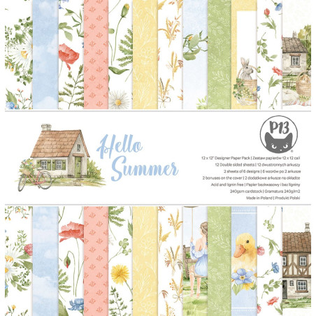 Piatek HELLO SUMMER Paper Pad 30x30cm