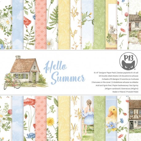 Piatek HELLO SUMMER Paper Pad 15x15cm