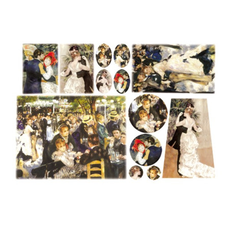 Carta di riso Decoupage Matrimonio Impressionista