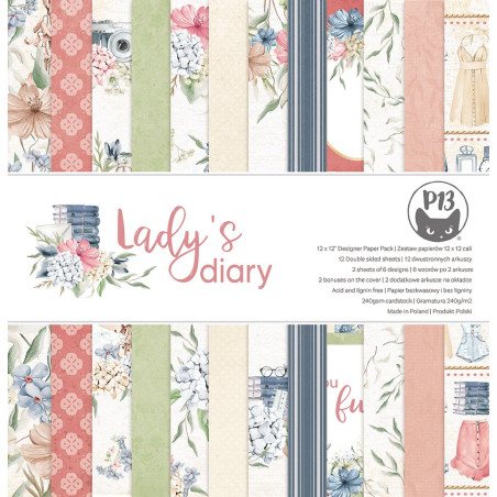 Piatek LADY'S DIARY Paper Pad 30x30cm