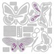 Thinlits Die Set 29pz - Patterned Butterflies 665896