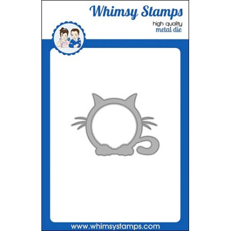 Whimsy Stamps Kitty Frame Die