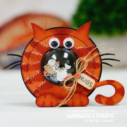 Whimsy Stamps Kitty Frame Die