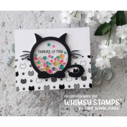 Whimsy Stamps Kitty Frame Die
