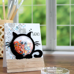 Whimsy Stamps Kitty Frame Die