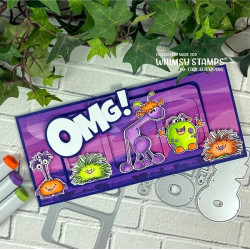 Whimsy Stamps OMG! Word and Shadow Die Set