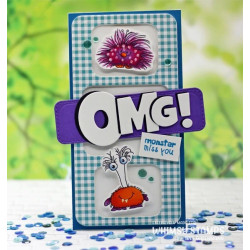 Whimsy Stamps OMG! Word and Shadow Die Set