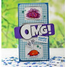 Whimsy Stamps OMG! Word and Shadow Die Set