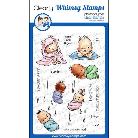 Whimsy Stamps Babies from Above Clear Stamps