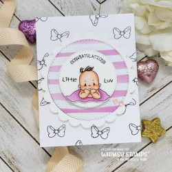 Whimsy Stamps Babies from Above Clear Stamps