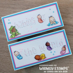 Whimsy Stamps Babies from Above Clear Stamps
