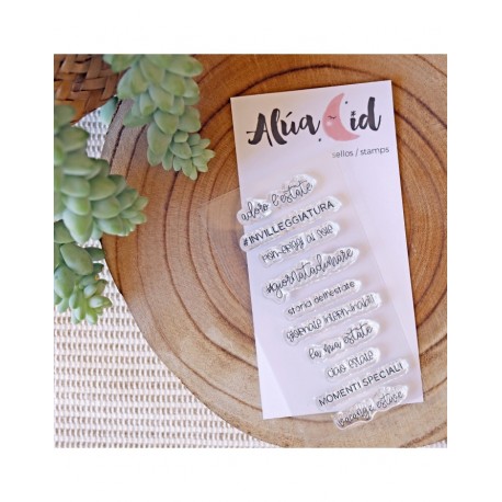 Alua Cid Momenti Estivi Clear Stamp