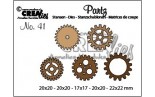 Crealies Partzz 5x Gears Small