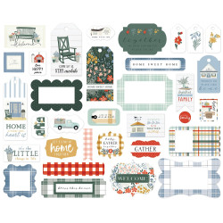 Carta Bella Farmhouse Summer Frames & Tags 33pz