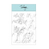 Tommy Design Delicate Flowers Clear Stamps